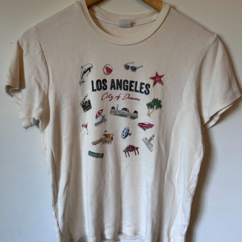 Re/Done Hanes Los Angeles Tee